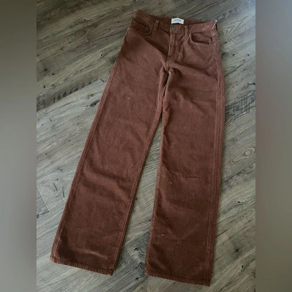 Agolde corduroy rust colored size 26 - Picture 5 of 5